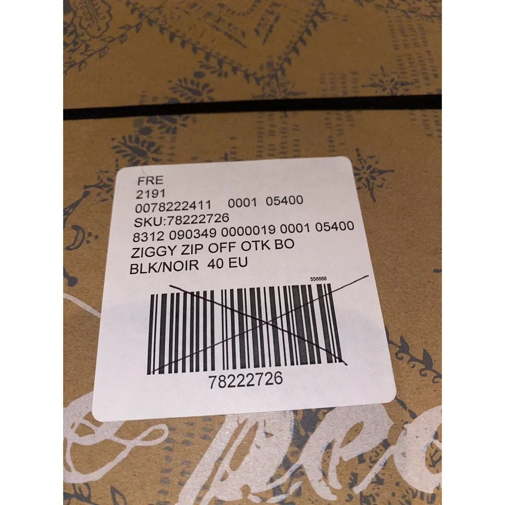 Free People Ziggy Zip Off OTK‎ Convertible Black Boots Women US 10/ EU 40 NEW